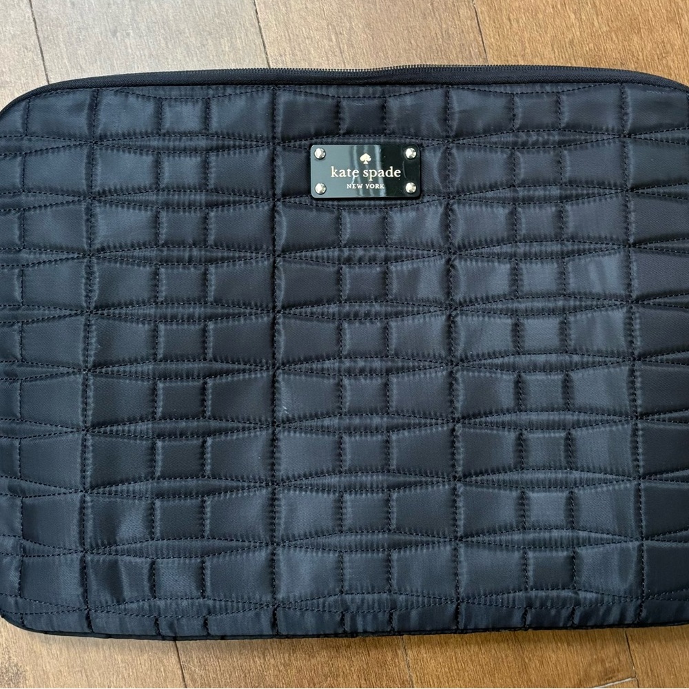 kate spade Black Quilted Laptop Sleeve